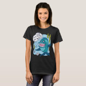 歯のないフィッシュです Meme 歯のないおもしろい魚 Tシャツ (正面フル)