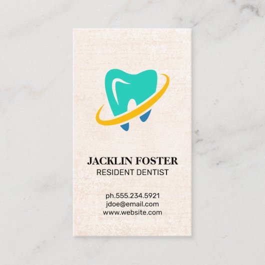 歯のアイコン 名刺 (正面)