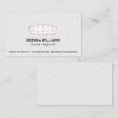 歯のアイコン | 歯科 名刺 (正面/裏面)