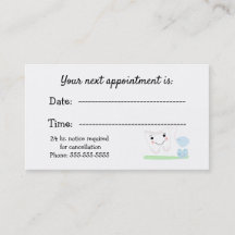 歯のアポイントメントアラーム