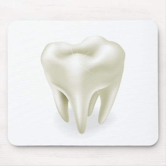 歯のイラストレーション マウスパッド (正面)
