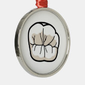 歯のオーナメント メタルオーナメント (右)