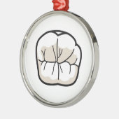 歯のオーナメント メタルオーナメント (左)