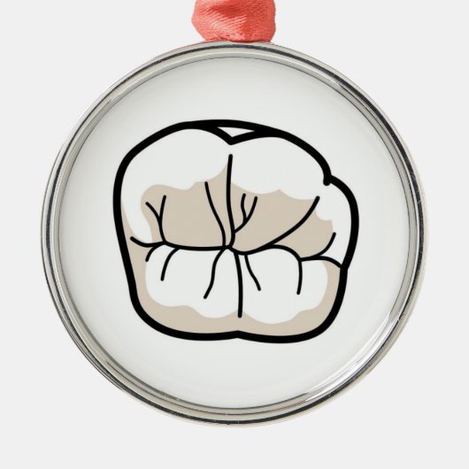 歯のオーナメント メタルオーナメント (正面)