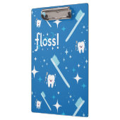 歯のクリップボードホルダー、歯科衛生士のためのギフト クリップボード (左)