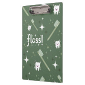 歯のクリップボード，歯科衛生士のためのギフト，歯 クリップボード (左)