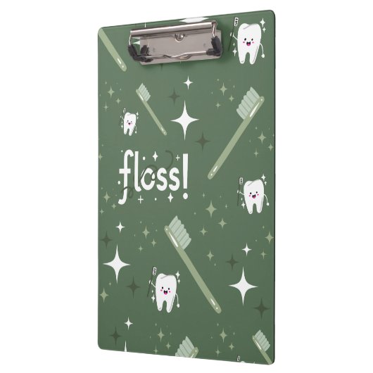 歯のクリップボード，歯科衛生士のためのギフト，歯 クリップボード (左)