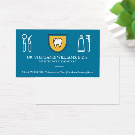 歯のシールドロゴ |歯科 (デスク)