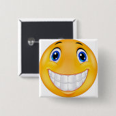 歯のスマイル 缶バッジ (正面&裏面)