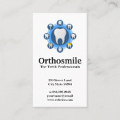 歯のセット違うステージ | 歯科 名刺 (正面)