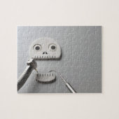 歯のトリートメントを取る骨格 ジグソーパズル (横)