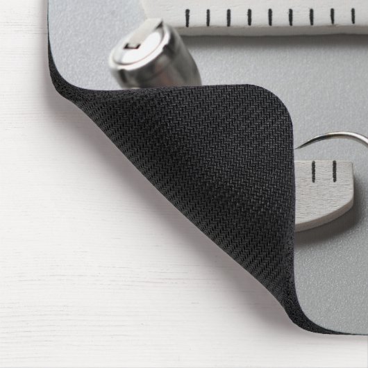 歯のトリートメントを取る骨格 マウスパッド (コーナー)