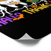 歯のハロウィーン感謝祭クリスマスキッズメンズ ポスター (角)