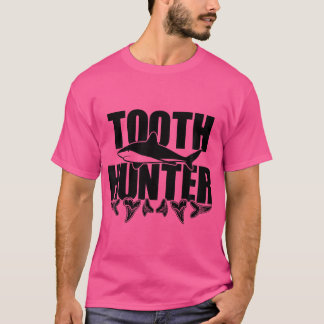 歯のハンター 古生物学 サメの歯 コレクション Tシャツ