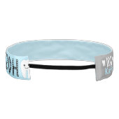 歯のパーソナライズ/RDH青 アスレチックヘッドバンド (裏面)