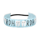 歯のパーソナライズ/RDH青 アスレチックヘッドバンド (正面)
