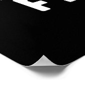 歯のフルーティおもしろいフルーツプンダークBG ポスター (角)