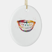 歯のブレース セラミックオーナメント (右)