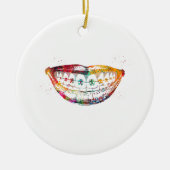 歯のブレース セラミックオーナメント (正面)