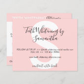 歯のホワイトニング後部治療の指導のヒント (正面/裏面)