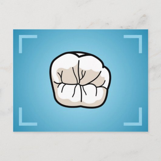 歯のポストカード ポストカード (正面)