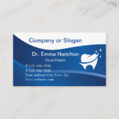 歯のモダンロゴアポイントメント名刺 予約カード (正面)