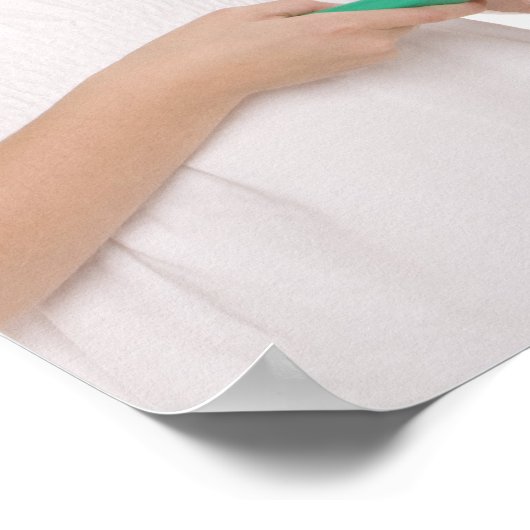 歯のモデルセットとサイズ超過の子供 ポスター (角)