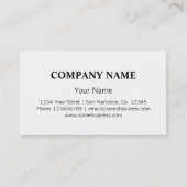 歯のロゴのデンタルケアの名刺のテンプレート 名刺 (正面)