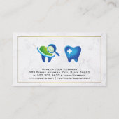 歯のロゴ 名刺 (裏面)