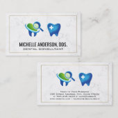 歯のロゴ 名刺 (正面/裏面)