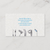 歯のロゴ | 歯科ツール 名刺 (裏面)