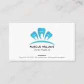 歯のロゴ |歯科 名刺 (正面)