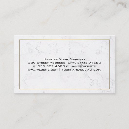 歯のロ気にゴ |歯科 名刺 (裏面)