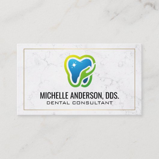 歯のロ気にゴ |歯科 名刺 (正面)