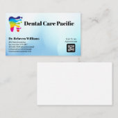 歯のロ芸術的ゴ | 歯科医 名刺 (正面/裏面)