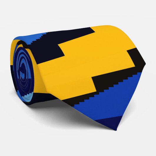 歯のワニか階段を上る ネクタイ (ロール)