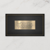 歯の修復ロゴ |穴あきメッシュ名刺 名刺 (裏面)