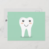 歯の健康に優しい笑顔 ポストカード (正面/裏面)