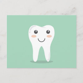 歯の健康に優しい笑顔 ポストカード