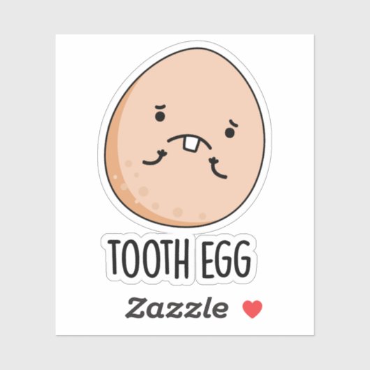 歯の卵おもしろい歯の歯の痛みパン シール (シート)