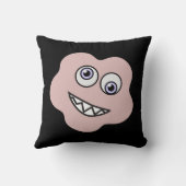 歯の塊ポップ・アートの クッション (裏面)