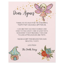 歯の妖精からの手紙, 歯の妖精のカード（オーダーメイド）