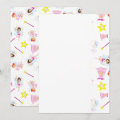 歯の妖精かわいらし魔法の杖白い歯 セーブザデート (正面/裏面)