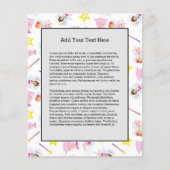 歯の妖精かわいらし魔法の杖白い歯 チラシ (正面)