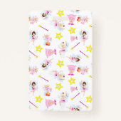 歯の妖精かわいらし魔法の杖白い歯 バッジ (正面)