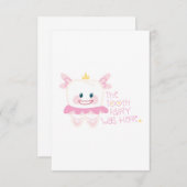 歯の妖精がここにいた サンキューカード (正面/裏面)