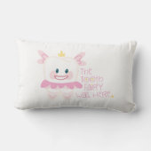 歯の妖精がここにいた ランバークッション (裏面)