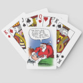 歯の妖精のサンタのおもしろいな漫画のトランプ トランプ (裏面)