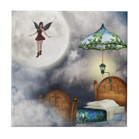 歯の妖精のタイルかTrivet タイル (正面)