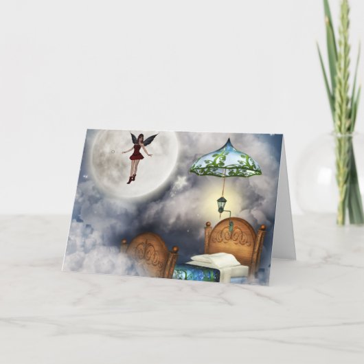 歯の妖精のメッセージカード カード (正面)